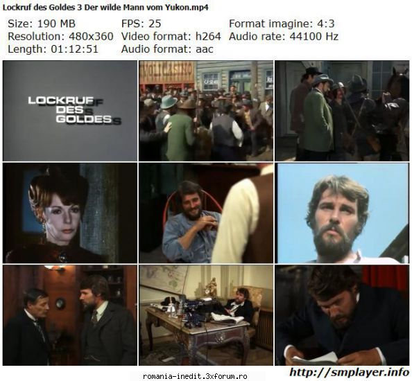 Chemarea Aurului (1975) - Lockruf des Goldes 3 Der wilde Mann vom Yukon - Filme rom�nesti - Romanian Movies