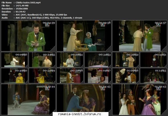 Chirita �n provincie (1985) (Teatru TV) - sasadoru - Teatru rom�nesc - Romanian Theater