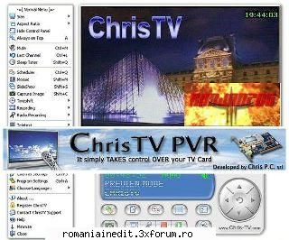 ChrisTV PVR Professional v5.10 - ChrisTV Professional is the PVR that TAKES - TV Channels & Posturi de Radio