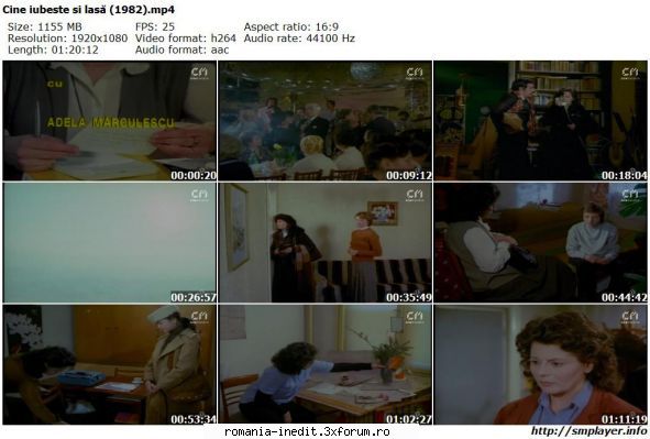 Cine iubeste si lasa (1982) - marianvo - Filme rom�nesti - Romanian Movies