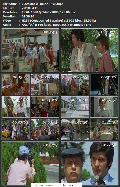 Ciocolata cu alune (1978) - sasadoru - Filme rom�nesti - Romanian Movies