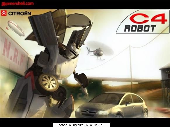Citroen: C4 Robot (2008) ATENTIE MENIU IN LIMBA TURCA - un joculet nou simpatic numa ca e in - Full Games