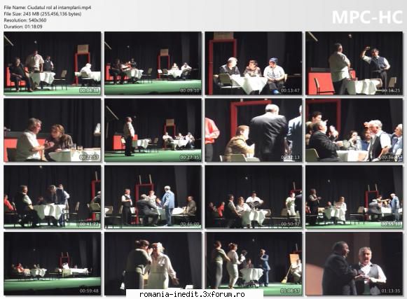 Ciudatul rol al intamplarii - bgl23 - Teatru rom�nesc - Romanian Theater