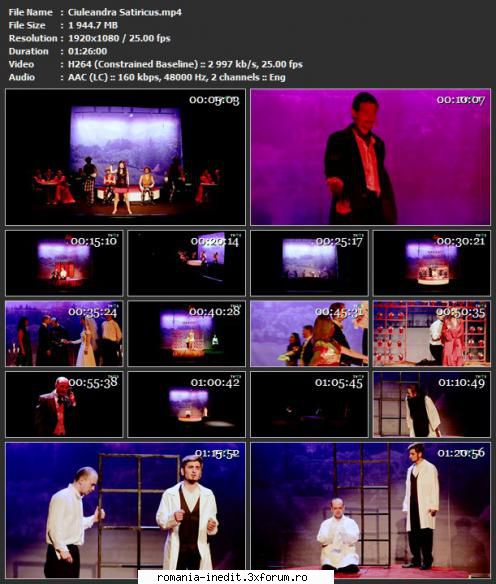 Ciuleandra (2021) (Teatrul Satiricus) - Ciuleandra Scenariul si regia - Teatru rom�nesc - Romanian Theater