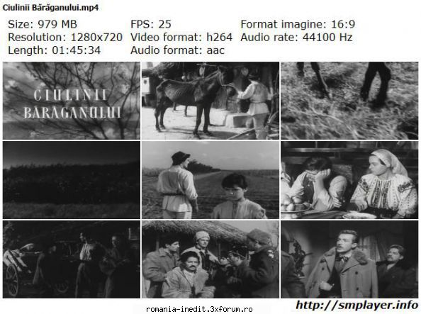 Ciulinii baraganului (1958) - Ciulinii Baraganului (1958) The Baragan - Filme rom�nesti - Romanian Movies