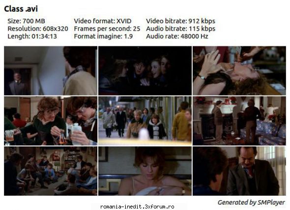 Class (1983) - Class (1983) DVDRip Subtitrare / Romana Audio / - Filme clasice - Old Movies