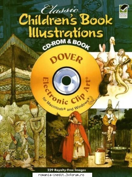 Classic Children's Book Illustrations CD-ROM & BOOK - Classic Children's Book - Carti pentru copii - Books