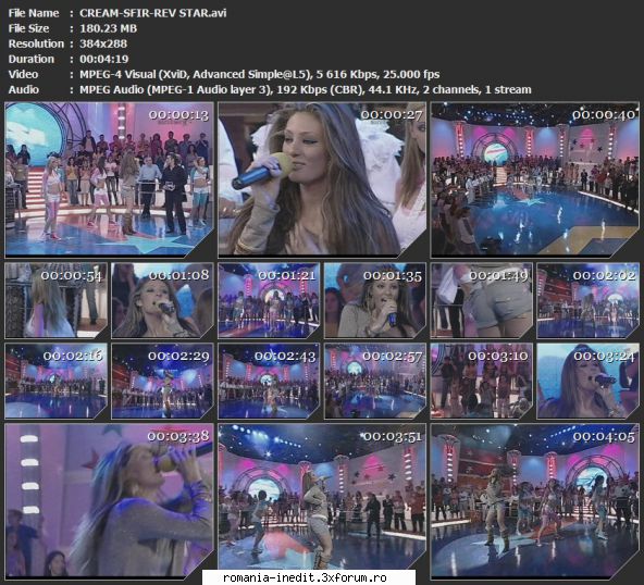 Claudia Cream - CREAM-SFIR+R A SSS11 CREAM-SFIR-REV STAR - Sexy & Softcore