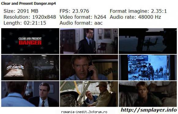 Clear and Present Danger (1994) - Clear and Present Danger (1994) Audio / Engleza - Filme - Movies