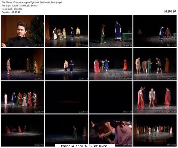 Cleopatra,regina Egiptului (Katharsis Antic) - raganar - Teatru rom�nesc - Romanian Theater