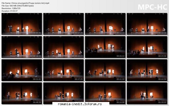 Clinica sinucigasilor(Trupa Juniors Act) - bgl23 - Teatru rom�nesc - Romanian Theater