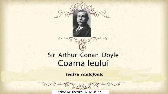 arthur conan doyle - coama leului  ion marinescu, ion manta, constantin brezeanu, silvia fulda,