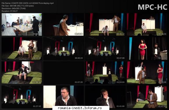 Coaste din viata lui Adam(Teatrul Metronom) - Distribuție: Leonid - Teatru rom�nesc - Romanian Theater