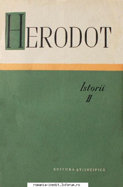 Colecția Editura Științifică - Herodot - Istorii vol. 2 Editura - Carti in limba romana
