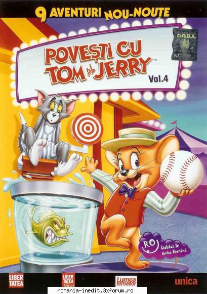 Colectia Tom & Jerry - Ziarul Libertarea - Tom & Jerry - DVD 4 Ziarul - Filme pentru copii - Movies for kids