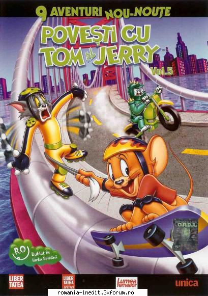 Colectia Tom & Jerry - Ziarul Libertarea - Tom & Jerry - DVD 5 (Liberta - Filme pentru copii - Movies for kids