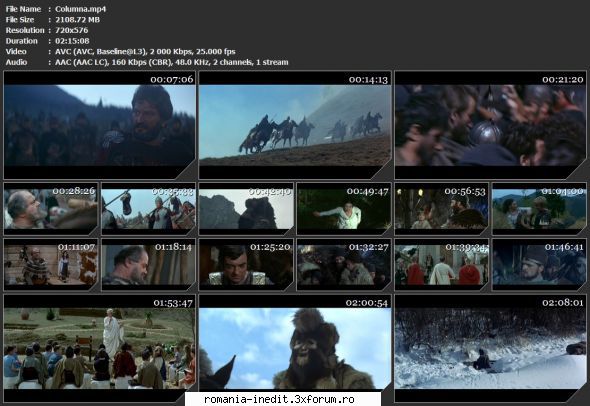 Columna (1968) - dvdrip Mod edit: File expirate, pentru file - Filme rom�nesti - Romanian Movies