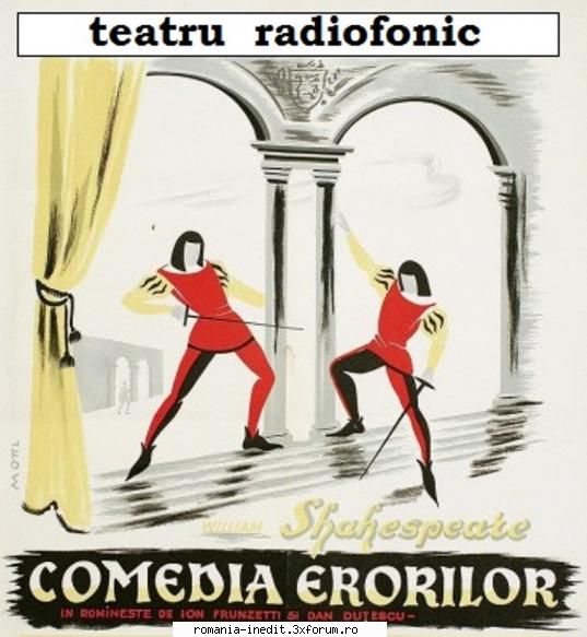 Comedia erorilor (1956 ) (Teatru radiofonic) - William Shakespeare - Teatru rom�nesc - Romanian Theater