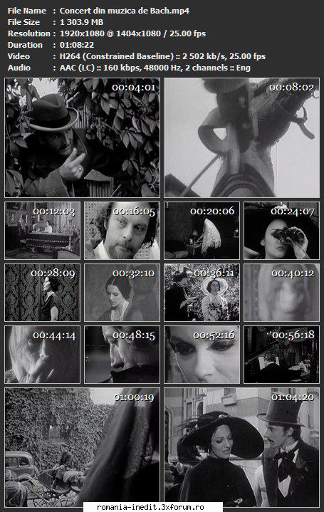 Concert din muzica de Bach (1976) (Teatru TV) - sasadoru - Teatru rom�nesc - Romanian Theater