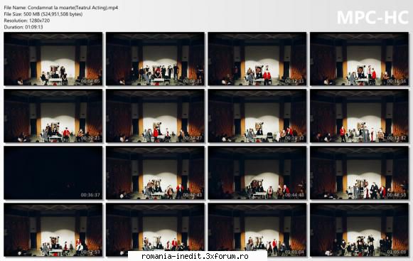 Condamnat la moarte (Teatrul Acting) - Distributie: Ana-Maria - Teatru rom�nesc - Romanian Theater