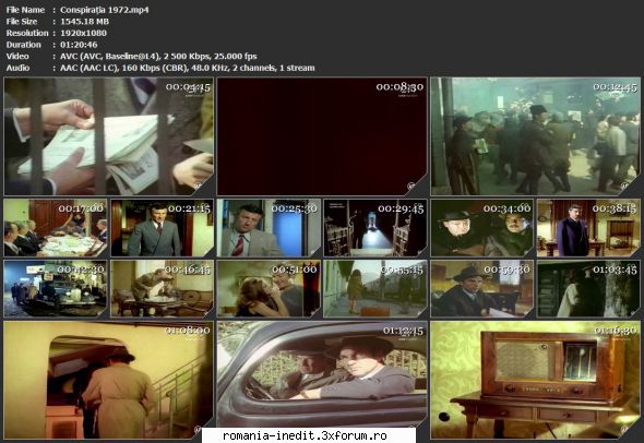 Conspiratia (1973) - sasadoru - Filme rom�nesti - Romanian Movies