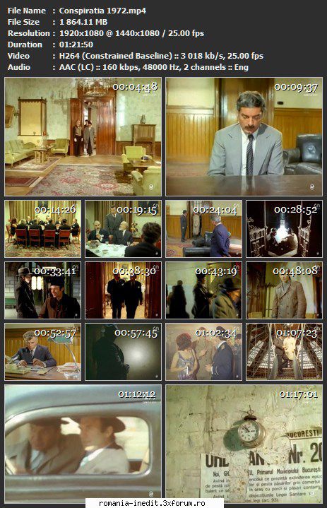 Conspiratia (1973) - sasadoru - Filme rom�nesti - Romanian Movies