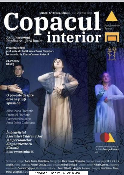 Copacul Interior (2022) UNAGE - Universitatea Națională de - Teatru rom�nesc - Romanian Theater