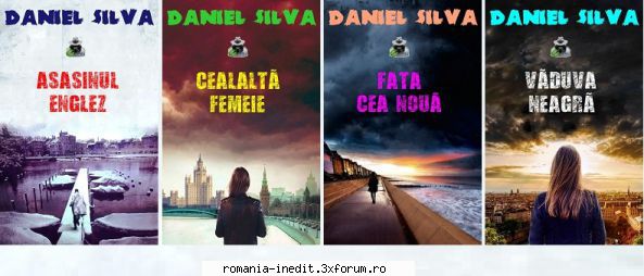 Coperti personalizate pentru ebookuri - Seria �Gabriel Allon� - Totul despre cărți - About e-books