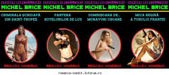 Coperti personalizate pentru ebookuri - Michel Brice - seria �B - Totul despre cărți - About e-books