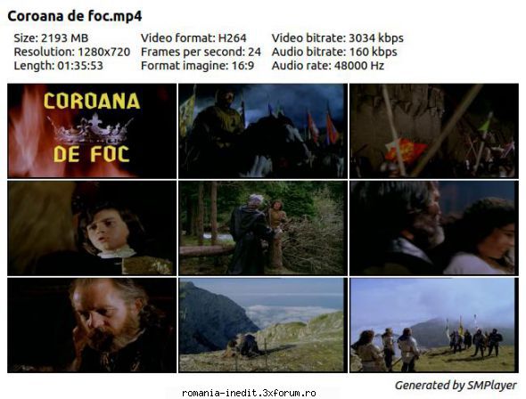 Coroana de foc (1990) - Coroana de Foc (1990) The Crown of Fire - Filme rom�nesti - Romanian Movies