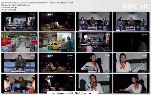 Covid 19 sau Frumoasa noastră planetă albastră( Teatrul Portabil) - bgl23 - Teatru rom�nesc - Romanian Theater