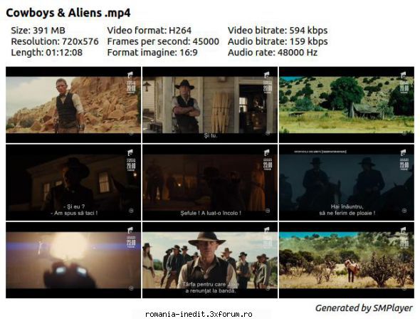 Cowboys And Aliens (2011) - Cowboys & Aliens (2011) TVRip / Mp4 Subtitrare / - Filme - Movies