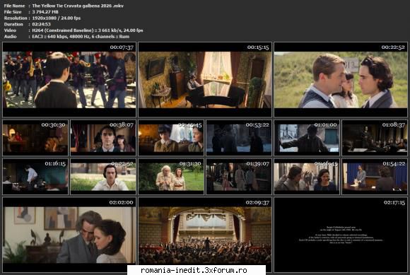 Cravata galbena (2025) - The Yellow Tie Cravata galbena 2025 Regia Serge - Filme rom�nesti - Romanian Movies