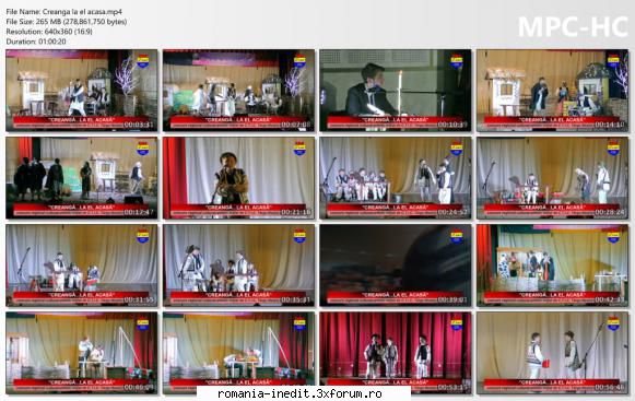 Creanga la el acasa - bgl23 - Teatru rom�nesc - Romanian Theater