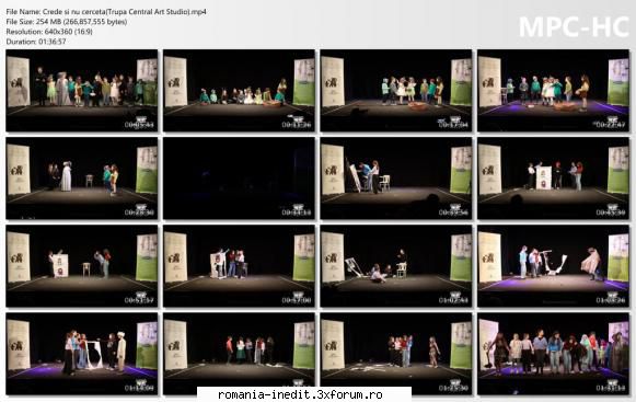 Crede si nu cerceta(Trupa Central Art Studio) - bgl23 - Teatru rom�nesc - Romanian Theater