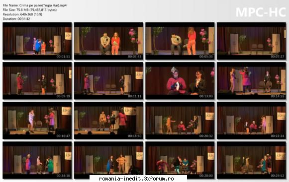 Crima pe palier(Trupa Har) - bgl23 - Teatru rom�nesc - Romanian Theater