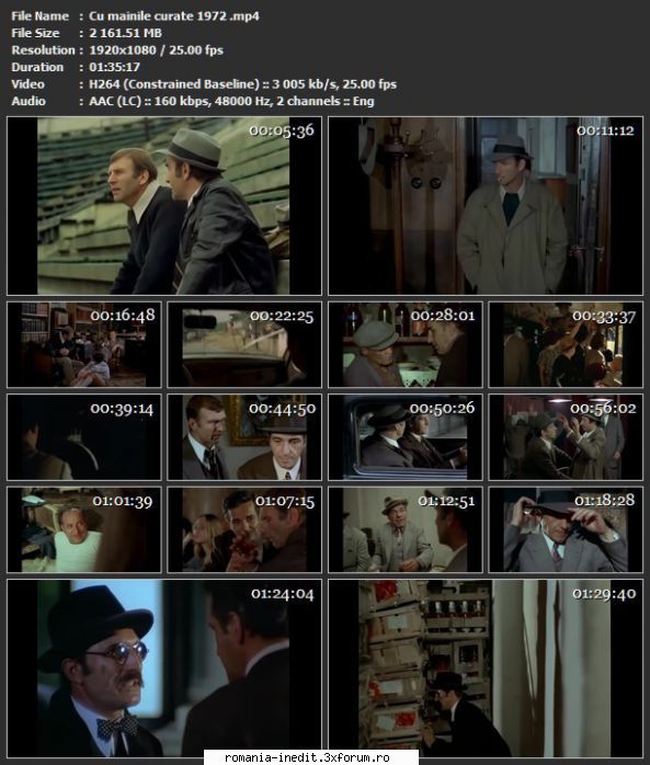 Cu Miinile Curate (1972) - sasadoru - Filme rom�nesti - Romanian Movies