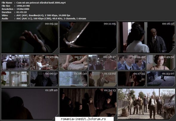 Cum mi-am petrecut sfarsitul lumii (2006) - sasadoru - Filme rom�nesti - Romanian Movies