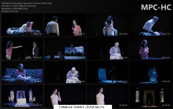 Cum poate fi asta iubire (Teatrul IndArt) - Text: Bogdan Gagu Regia - Teatru rom�nesc - Romanian Theater