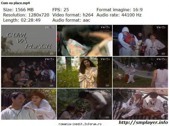 Cum va place (1995) (Teatru TV) - Cum va place (1995) - Teatru rom�nesc - Romanian Theater