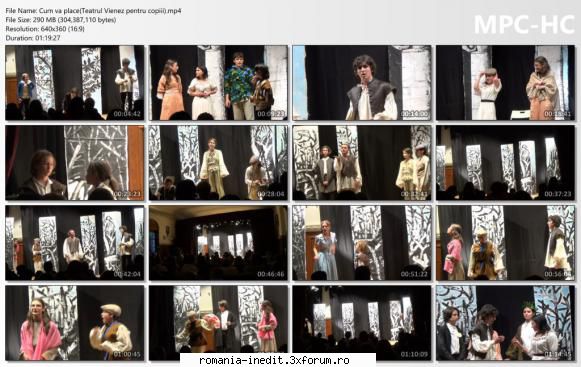Cum va place(Teatrul Vienez pentru copiii) - bgl23 - Teatru rom�nesc - Romanian Theater