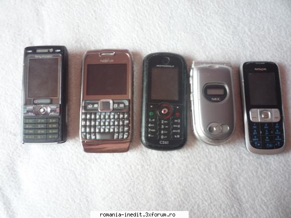 Cumpar nokia 5800 - Am 5 telefoane: 1.NEC cu clapita -carcasa e - Talcioc - Rag fair