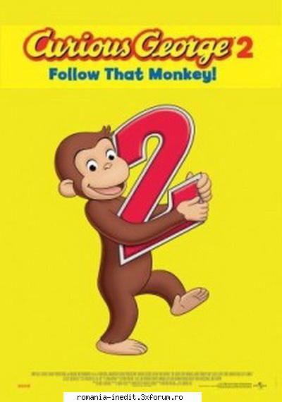Curious George 2 - Follow That Monkey (2009) - DVDRIP | English | 94min - Filme pentru copii - Movies for kids