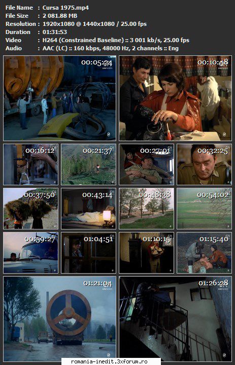 Cursa (1975) - sasadoru - Filme rom�nesti - Romanian Movies