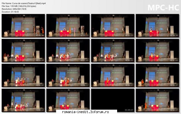 Cursa de soareci(Teatrul Qfeel) - bgl23 - Teatru rom�nesc - Romanian Theater