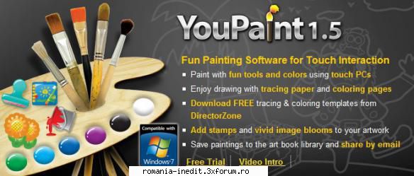 CyberLink YouPaint Multilangual - CyberLink YouPaint is a fun-packed - Jocuri pentru copii - Games for kids