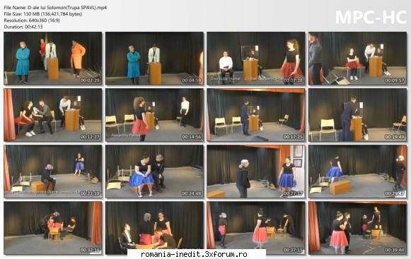 D-ale lui Solomon(Trupa SPAVL) - bgl23 - Teatru rom�nesc - Romanian Theater