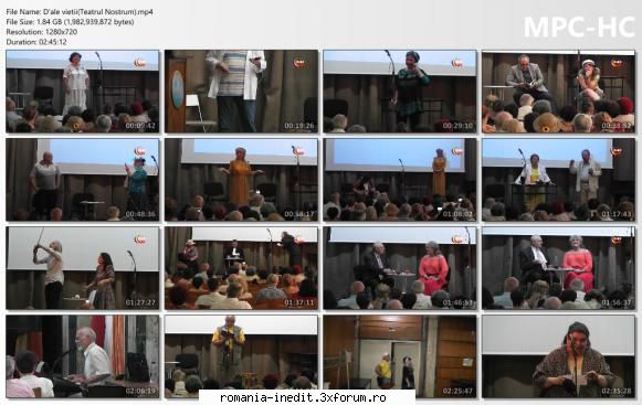 D-ale vietii (Teatrul Nostrum) - bgl23 - Teatru rom�nesc - Romanian Theater