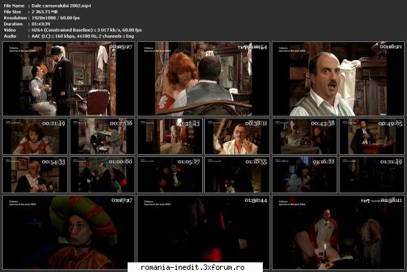 D'ale carnavalului (2002) (Teatru TV) - sasadoru - Teatru rom�nesc - Romanian Theater