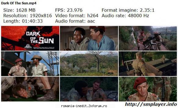 Dark Of The Sun (1968) - Dark Of The Sun (1968) The Mercenaries Audio / - Filme clasice - Old Movies